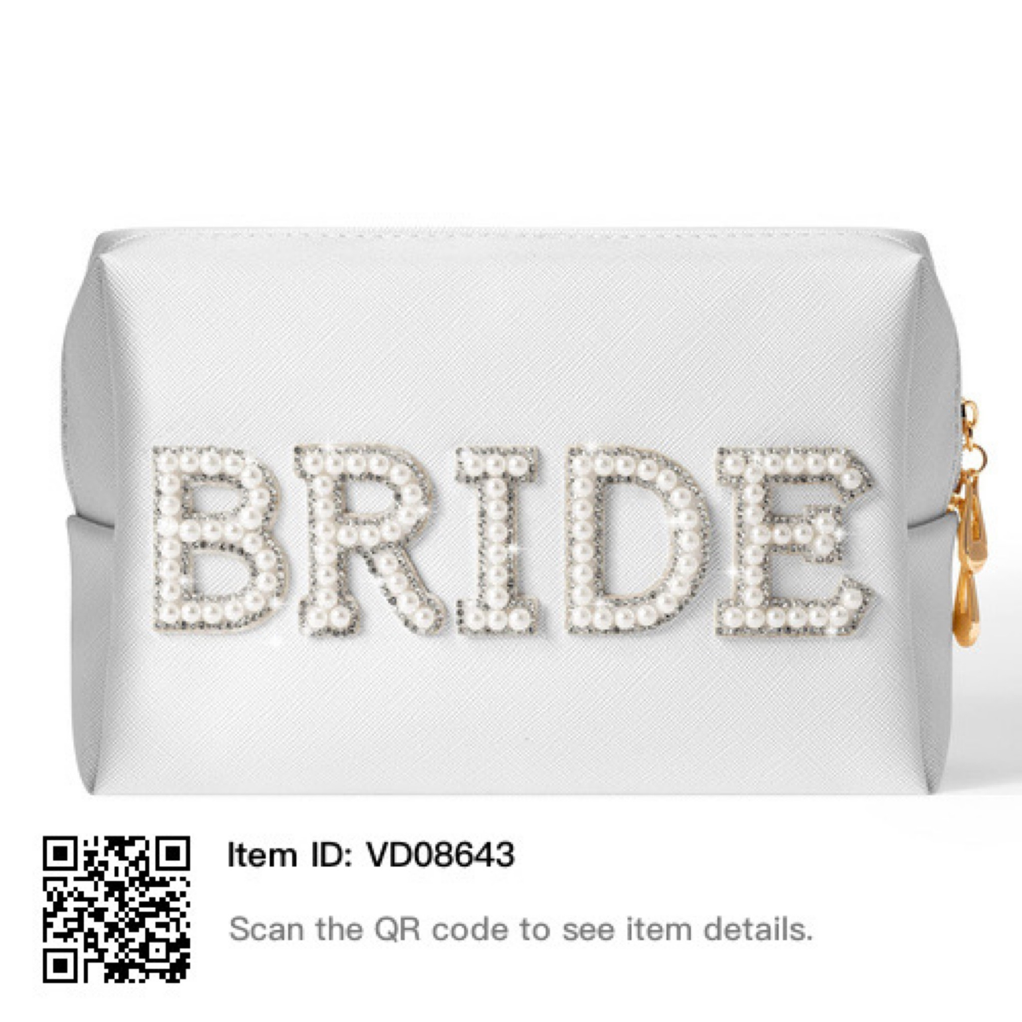 Pearl Bride Makeup bag 

#LTKwedding #LTKbeauty #LTKtravel