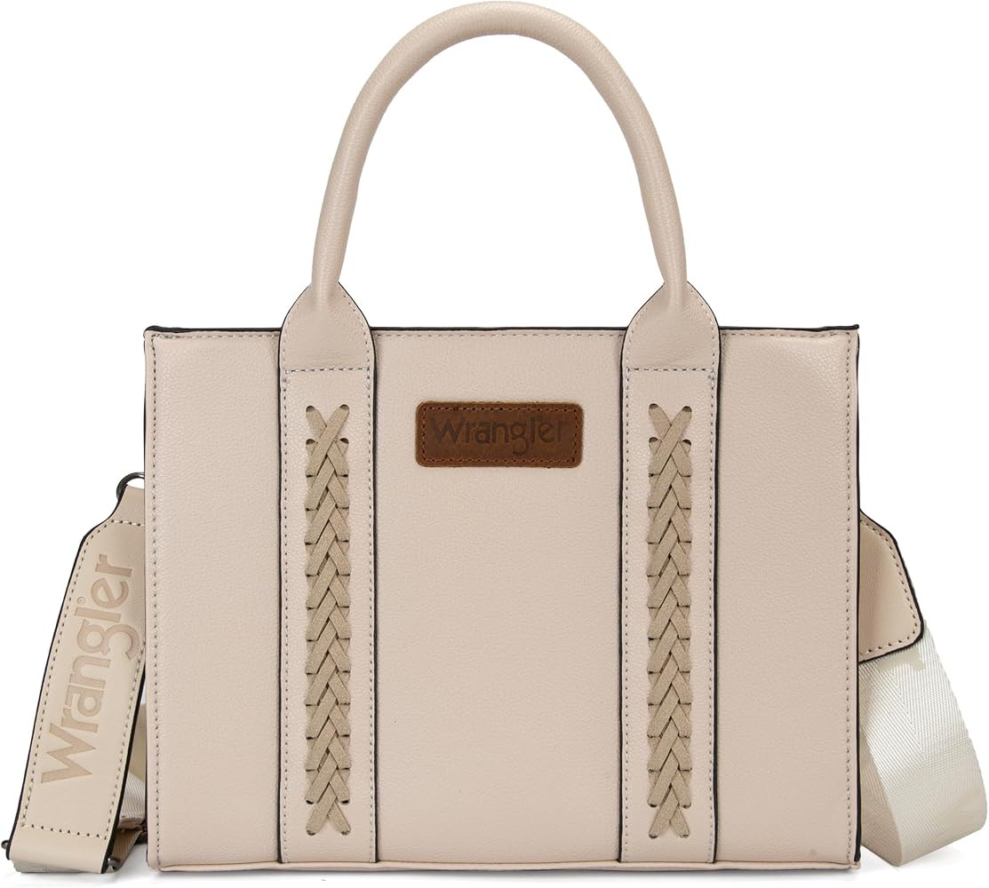 Wrangler Purse for Women Medium Tote Bag Handbags Top-Handle | Amazon (US)