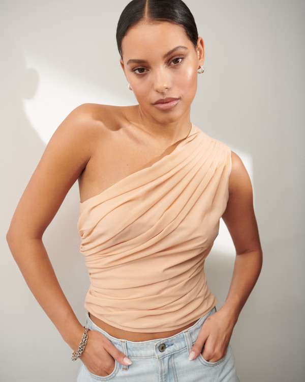 Women's High Rise 90s Cutoff Short | Women's Bottoms | Abercrombie.com | Abercrombie & Fitch (US)