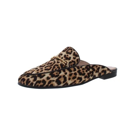 Sam Edelman Womens Linnie Cow Hair Leopard Mules | Walmart (US)