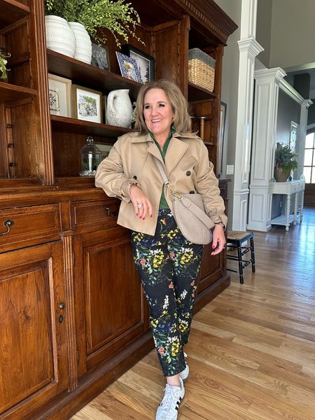 Spring style. 
Chicos size 2.0 pants. Chicos buy one get one 50% off! Wear them casual with sneakers or elevated with heels and a tweed jacket. 

Business casual 

#LTKsalealert #LTKover40 #LTKmidsize