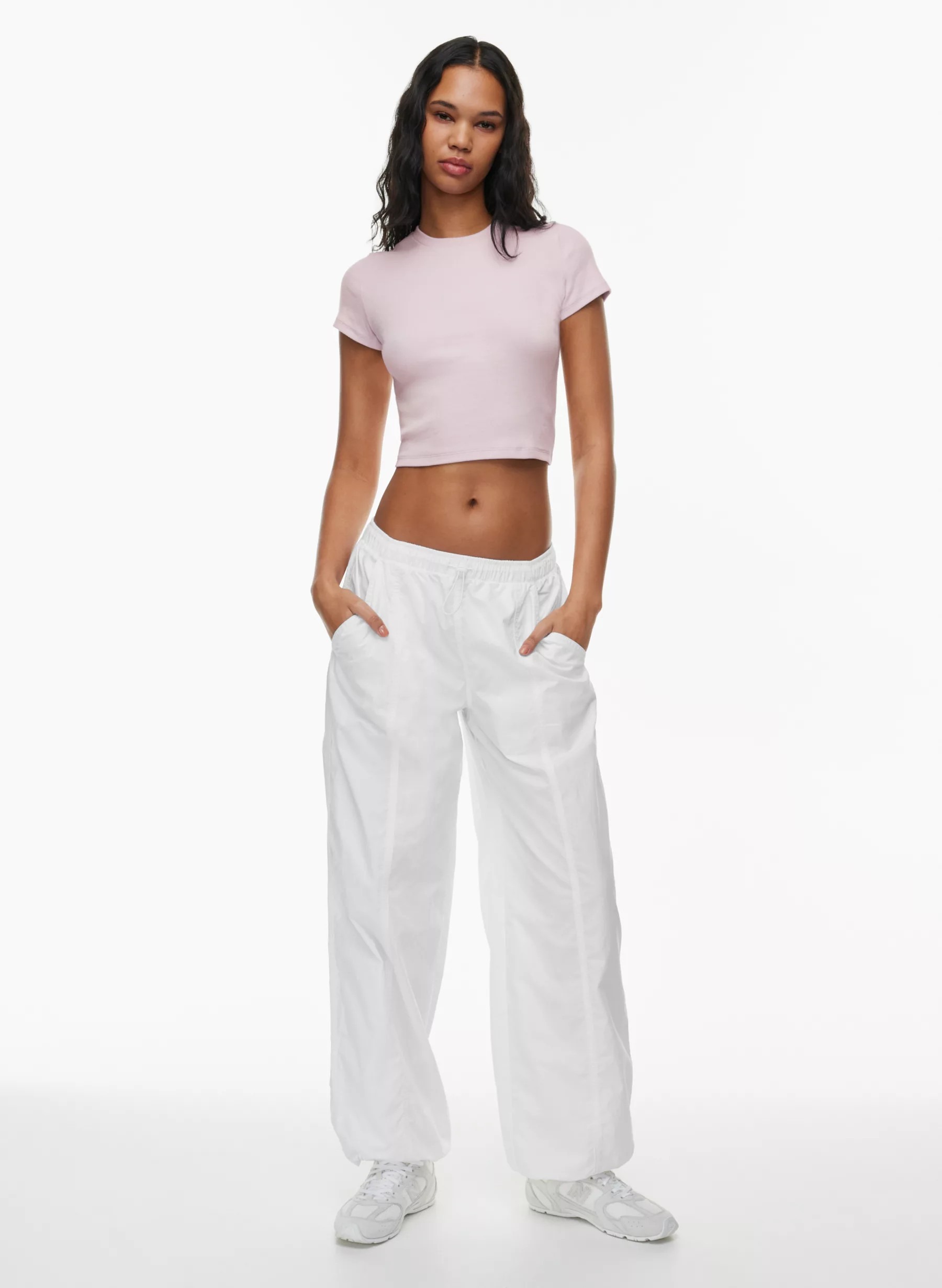 HOMESTRETCH™ CREW WAIST T-SHIRT | Aritzia