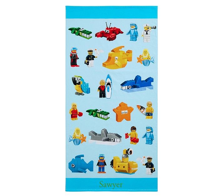 LEGO® Kid Beach Towel | Pottery Barn Kids
