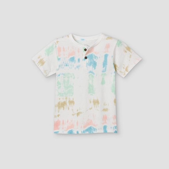 Toddler Boys' Tie-Dye Henley Shirt - art class™ | Target