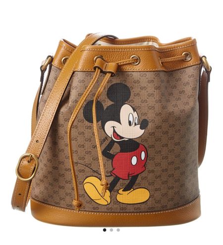 Disney 
Gucci 
Mickey 
Bucket bag 
Leather 
Sale 

#LTKSeasonal #LTKCyberWeek #LTKshoecrush