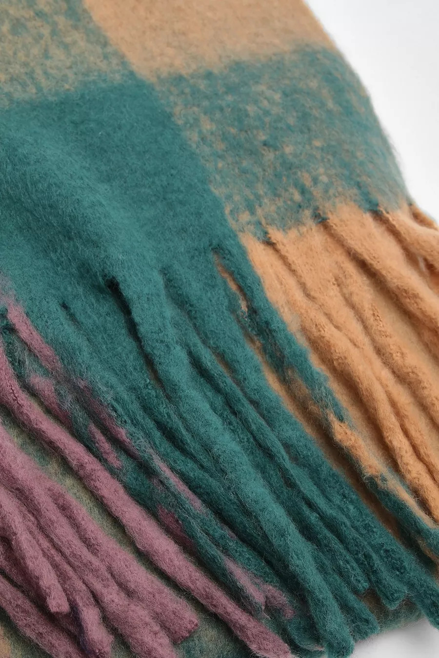 Oversized Check Scarf | Boohoo.com (UK & IE)