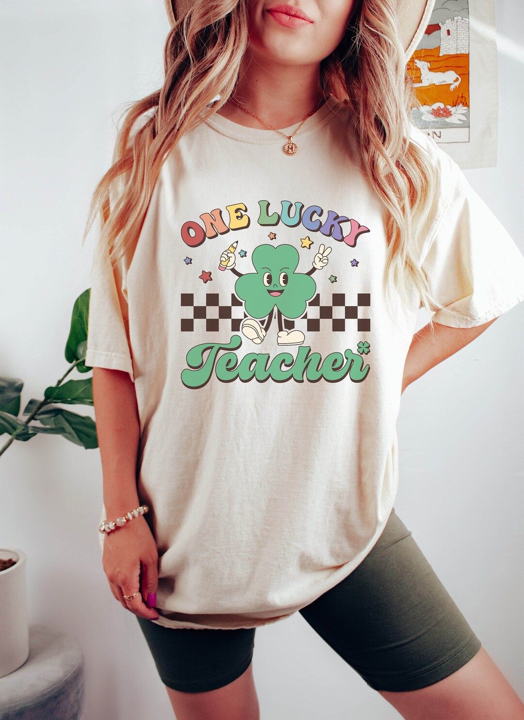 St. Patrick's Day Teacher Shirt Teacher St. Patrick Shamrock Shirt Retro St. Patrick Lucky Teache... | Etsy (US)