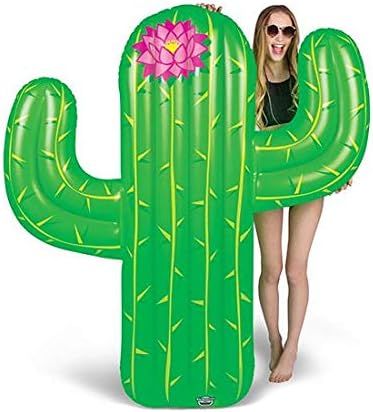 BigMouth Inc Giant Cactus Pool Float, 5' Tall Funny Inflatable Vinyl Summer Pool or Beach Toy, Pa... | Amazon (US)