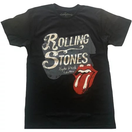 Men s Rolling Stones Hyde Park Slim Fit T-shirt XX-Large Black | Walmart (US)