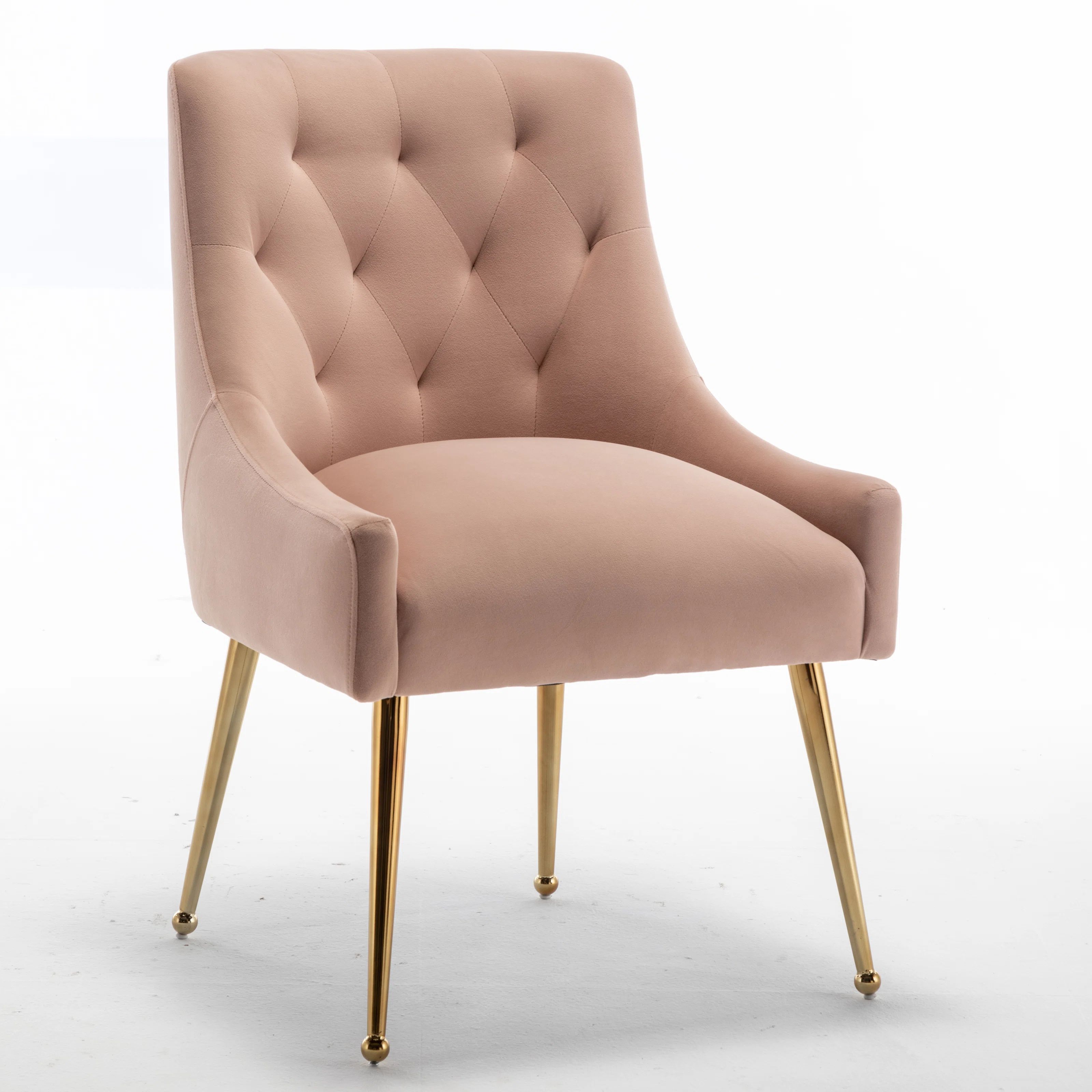 Baudel Velvet Solid Back Side Chair | Wayfair North America