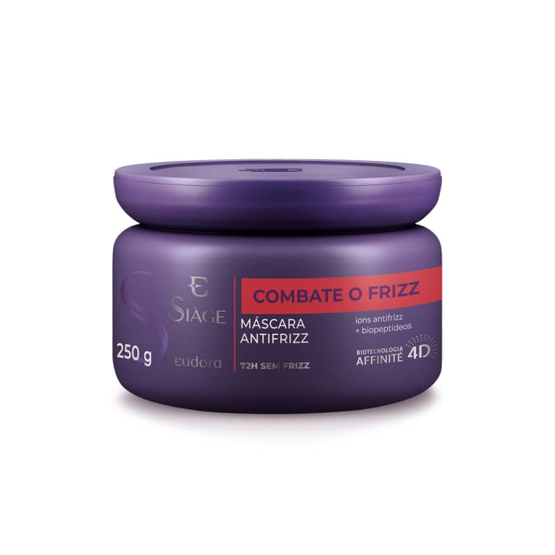 Máscara Capilar Siàge Combate o Frizz 250g | Eudora (BR)
