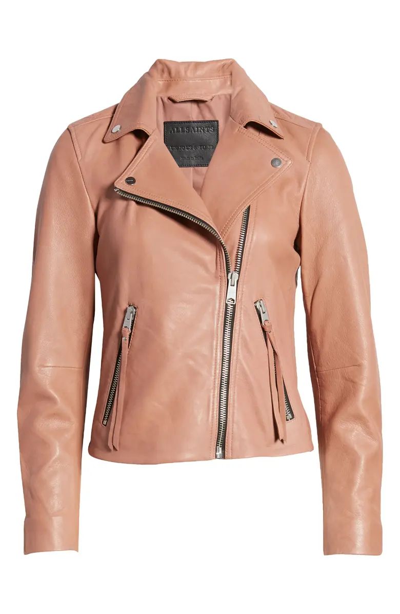 Dalby Lambskin Leather Biker Jacket | Nordstrom