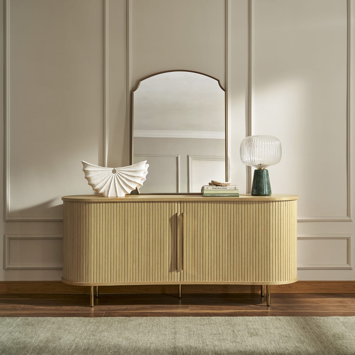 Harper Mid-Century Modern Sideboard by Castlery - Yellow Finish | Castlery US