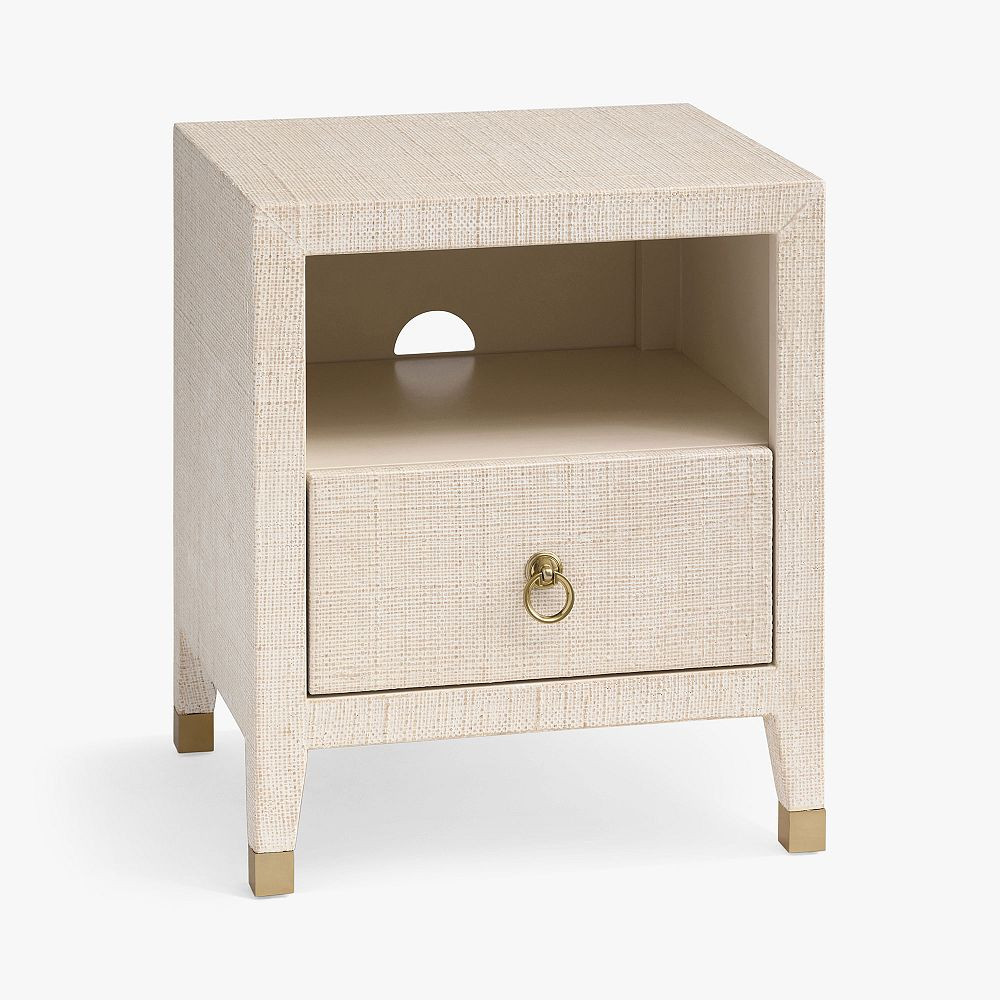 AERIN Raffia Nightstand (19") | Pottery Barn Teen