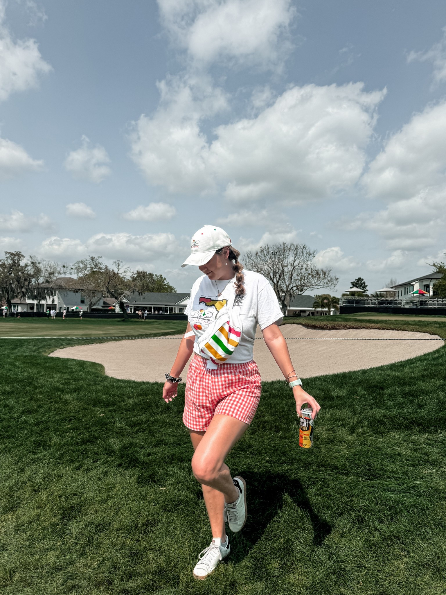 Arnold Palmer Invitional outfit 

PGA tour outfit idea, more chill and comfortable for a day watching golf. Sporting boxer shorts with a event shirt and hat and added a DIY Fanny pack with comfy white sneakers 

#LTKActive #LTKSeasonal #LTKFindsUnder100