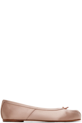 Pink Tabi Ballerina Flats | SSENSE