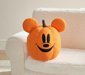 Disney Mickey Mouse Pumpkin Pillow | Pottery Barn Kids