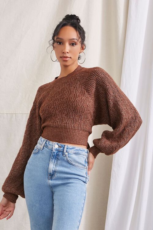 Cable Knit Self-Tie Sweater | Forever 21 (US)