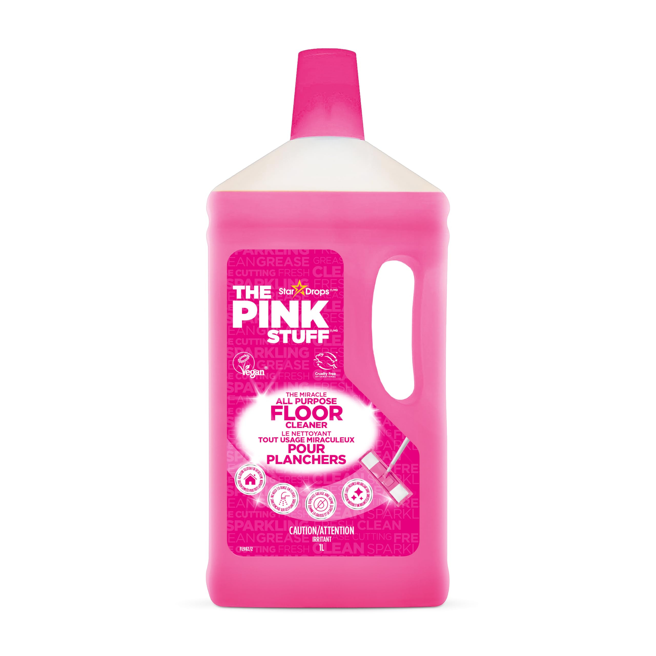 Stardrops - The Pink Stuff - The Miracle All Purpose Floor Cleaner 33.8fl oz | Amazon (US)
