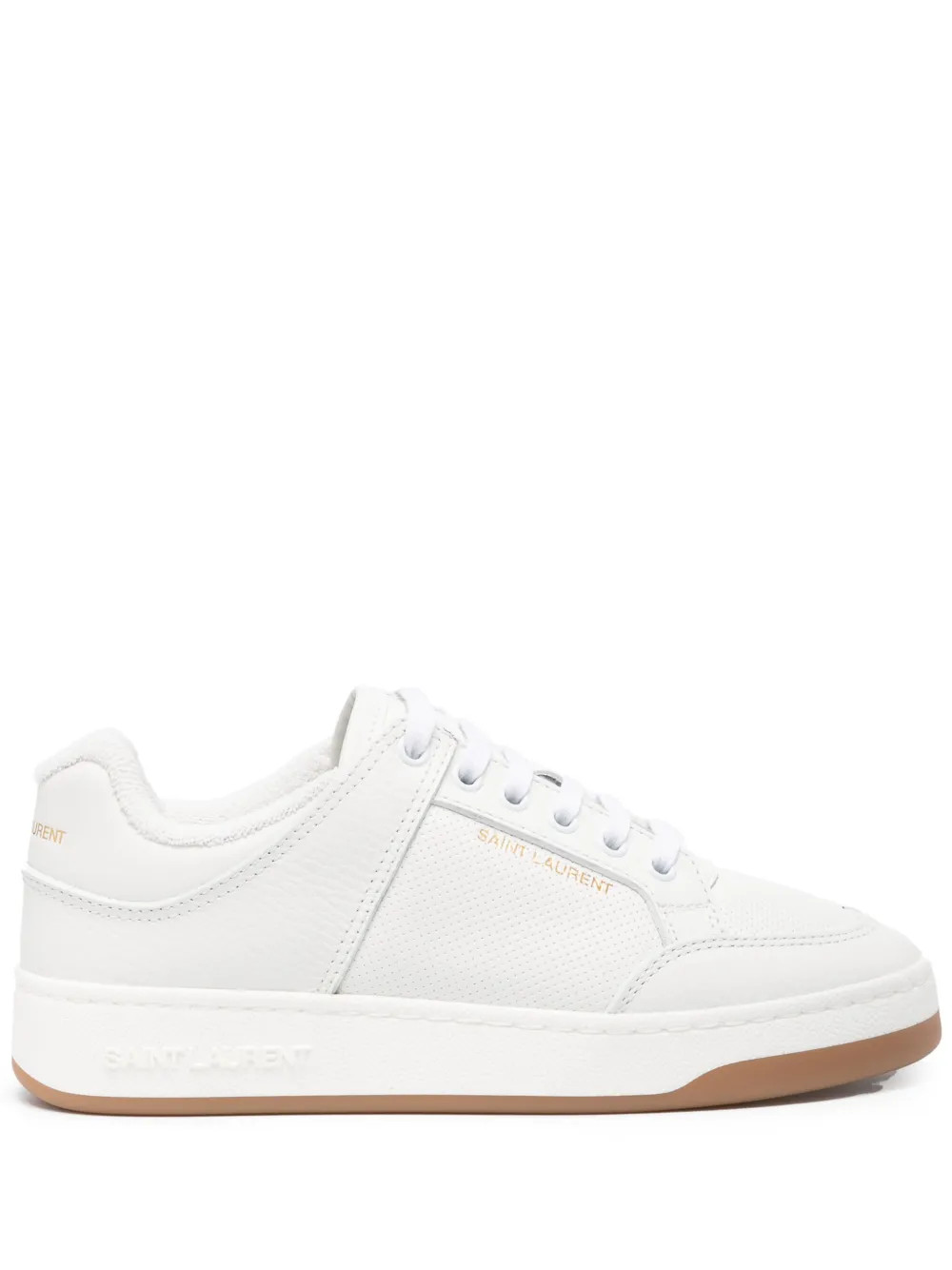 Saint Laurent SL/61 lace-up Leather Sneakers | White | FARFETCH | Farfetch Global
