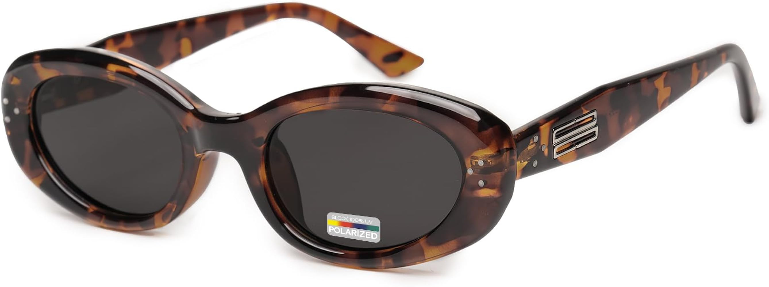 FURTALK Polarized Sunglasses Womens Oval Retro Trendy UV400 Protection Lightweight | Amazon (US)