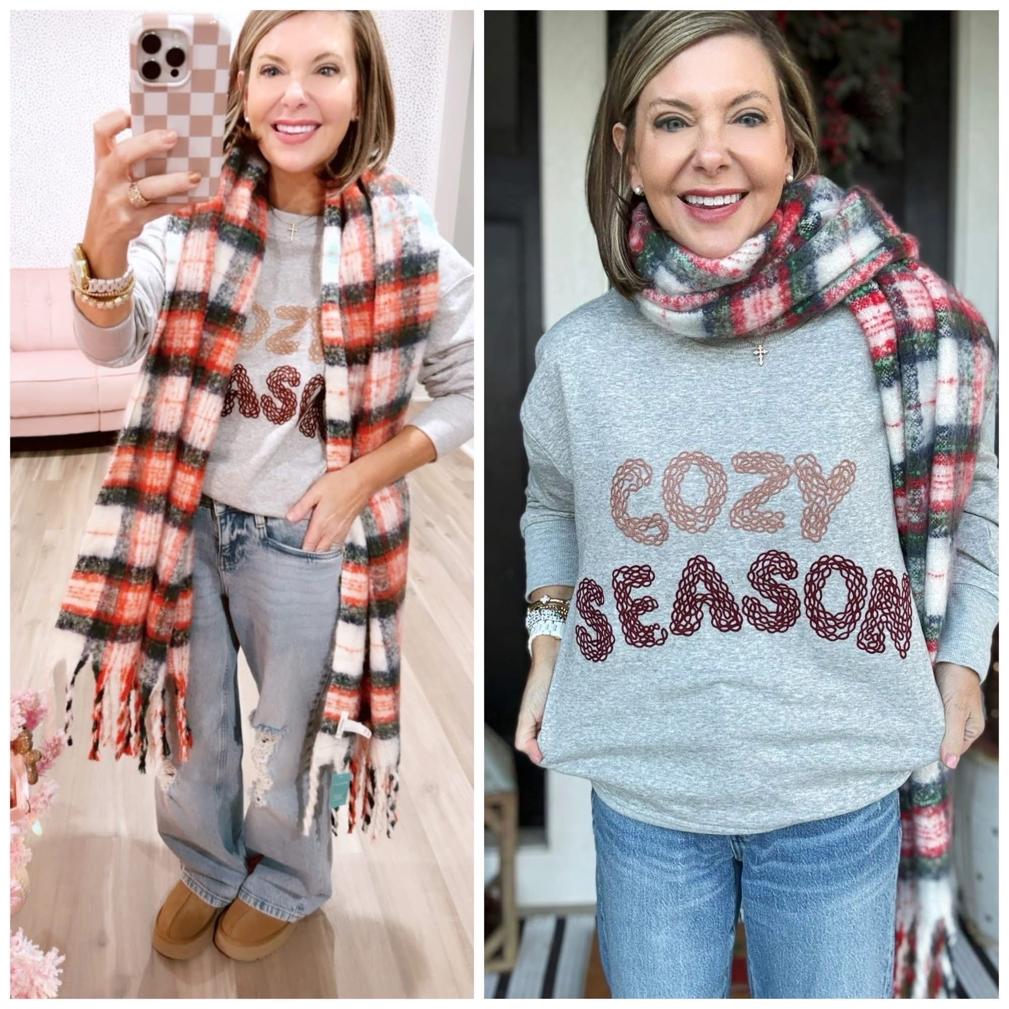 My cute and soft sweatshirt is down to $17! Fully stocked! Love my scarf too! 



#LTKdayinmylife #LTKSaleAlert #LTKgrwm