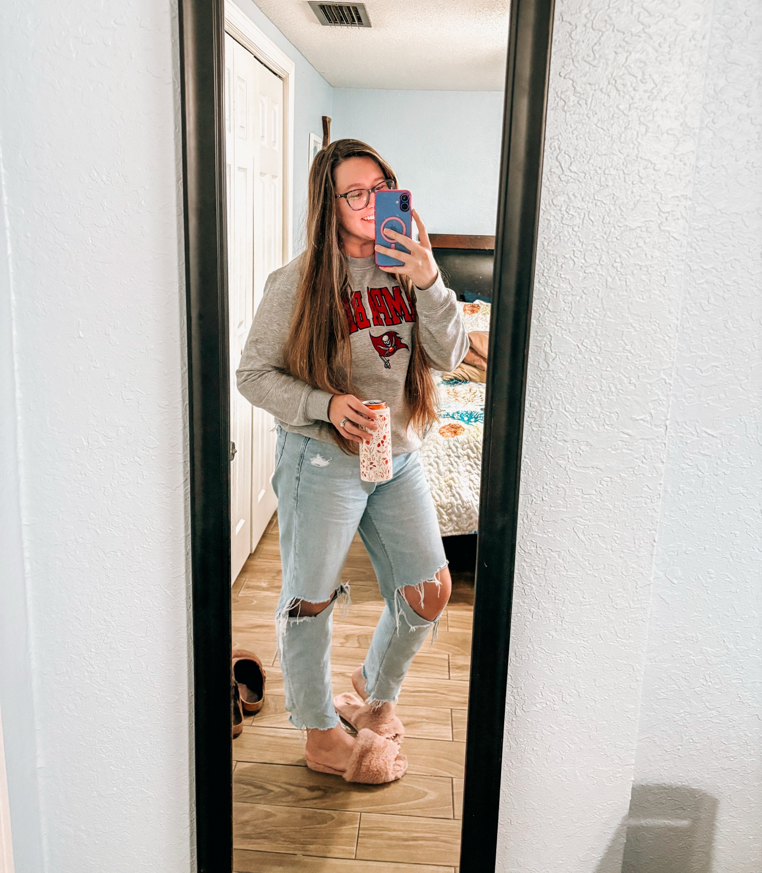 My work from home outfit of the day! Finishing up some online education for my transition to Labor & Delivery 🩺🍼 It’s raining so I wanted to be comfy but still put on some real clothes so I felt more productive! & you already know I need caffeine so I’ve got my brümate and an Alani! ⚡️ #wfh #workingfromhome #nurseootd #tampabay 

#LTKStyleTip #LTKFindsUnder50 #LTKWorkwear