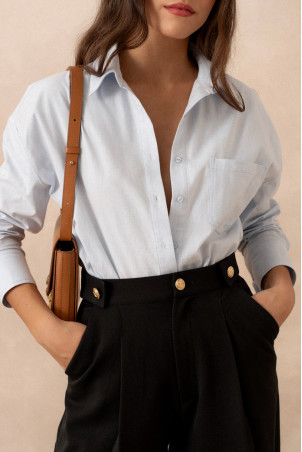 CHEMISE CÉLINA CHAMBRAY | SAAJ Paris