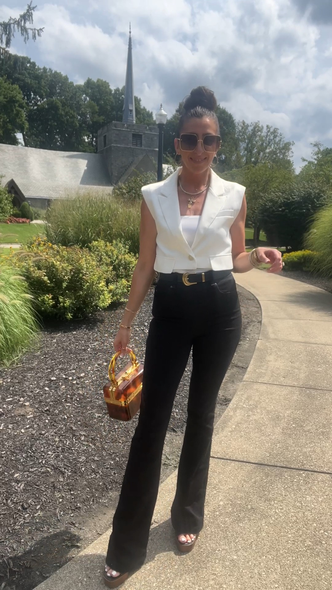 Outfit of the day made complete with my vintage acrylic bag!

#LTKdayinmylife #LTKootd #LTKOver40