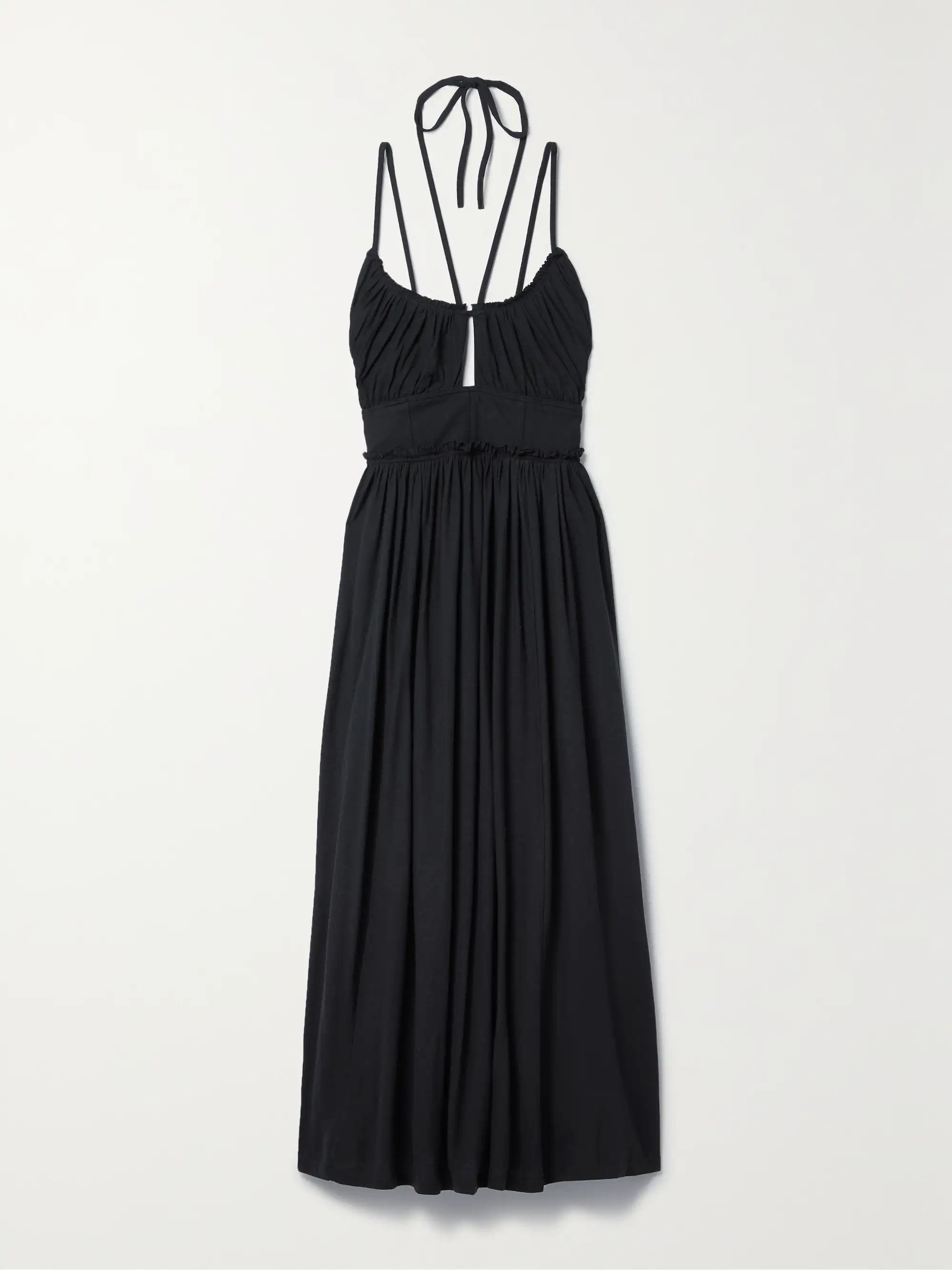 Freya cutout cotton-jersey midi dress | NET-A-PORTER (US)