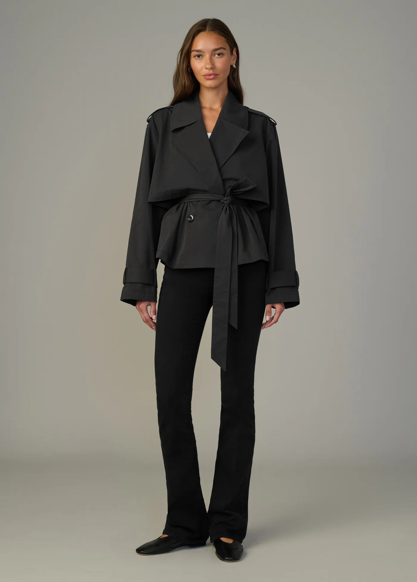 THE LIZ CROPPED TRENCH COAT | JOES