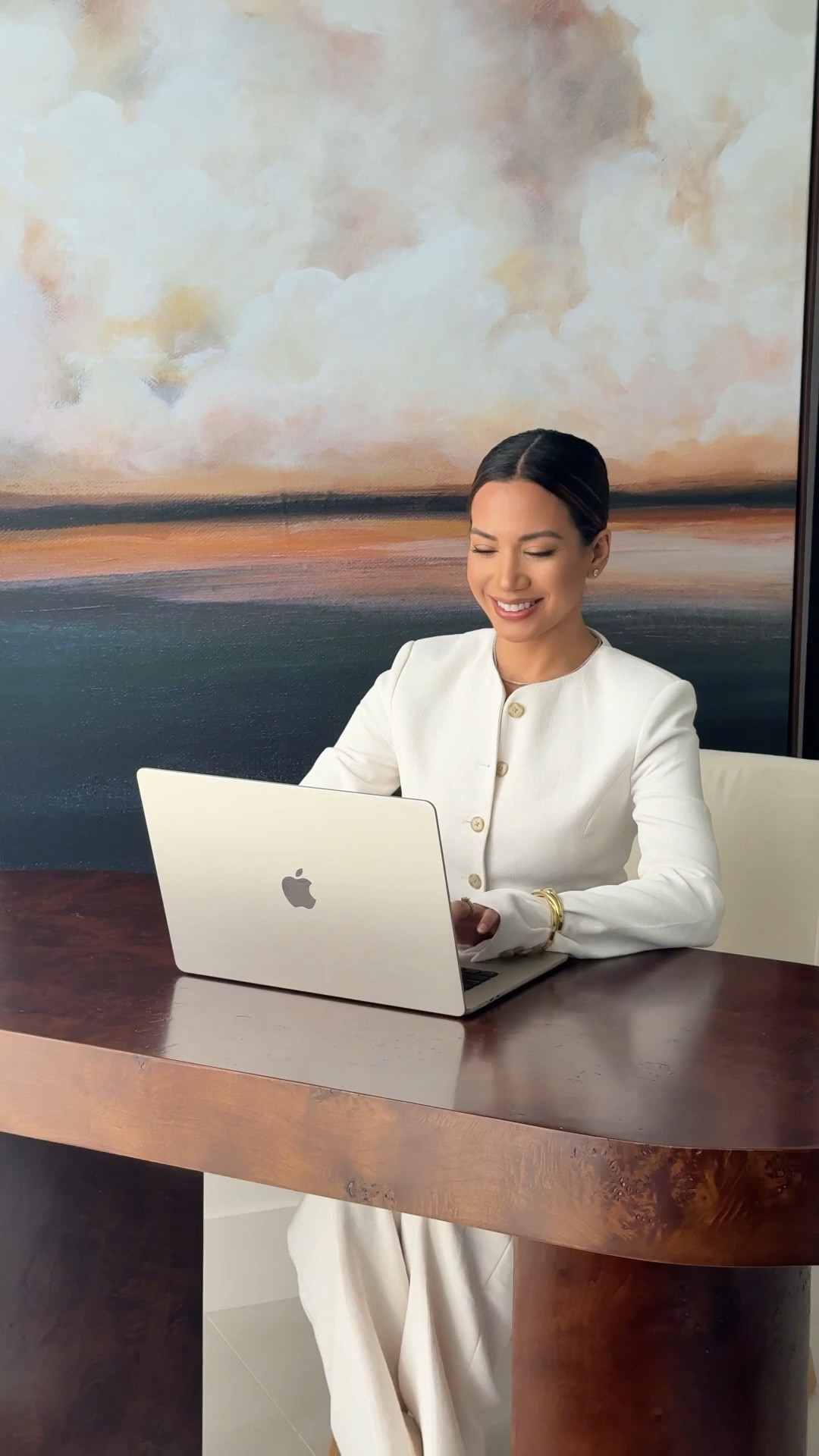 Burl Wood Desk of my DREAMS for $675! 

#LTKWorkwear #LTKHome #LTKSaleAlert