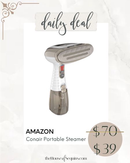 Shop Amazon deal on portable garment Steamer! 