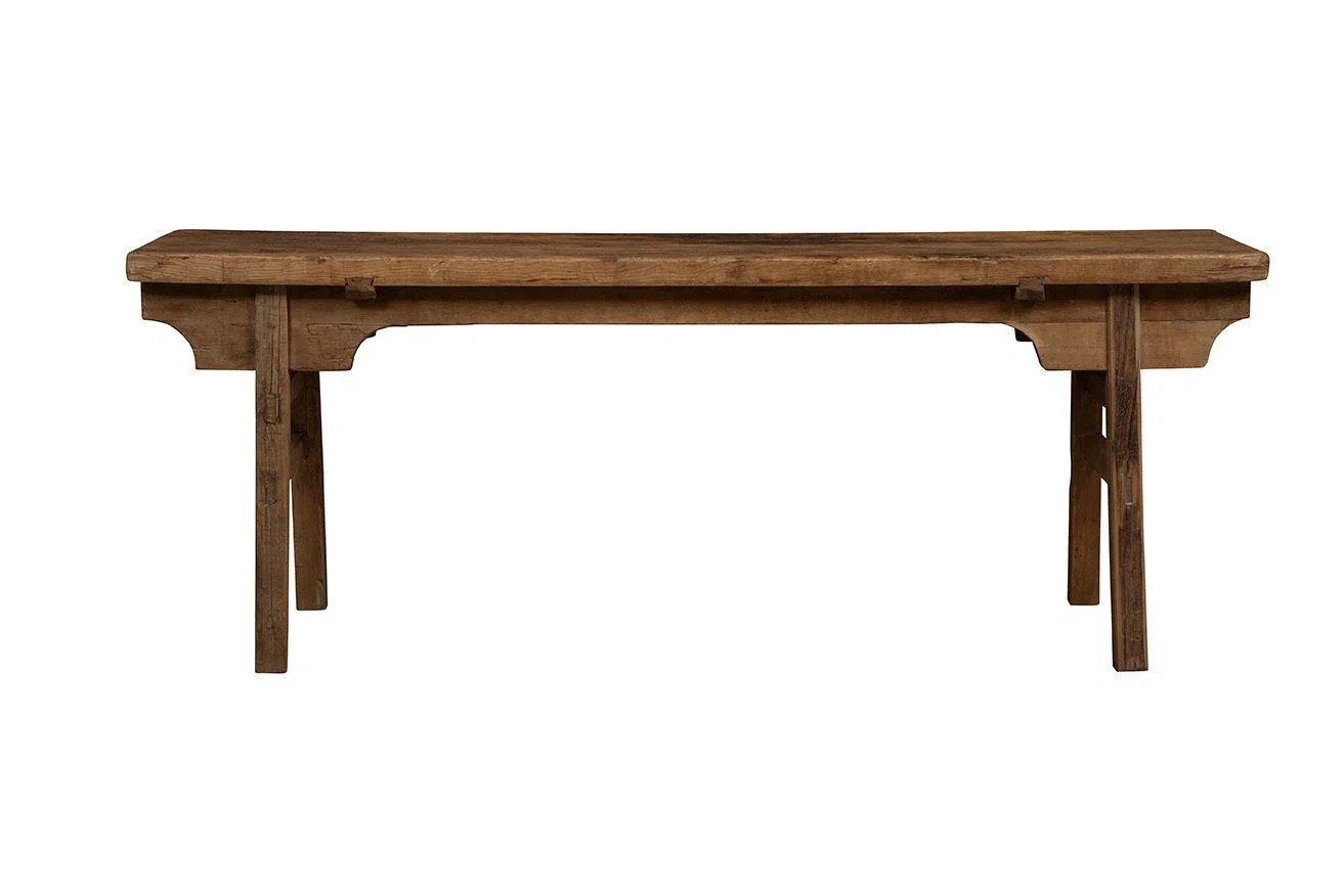 Birch Lane™ Kavilash Peasant 82" Wide Antique Elm Console, Natural | Wayfair | Wayfair North America
