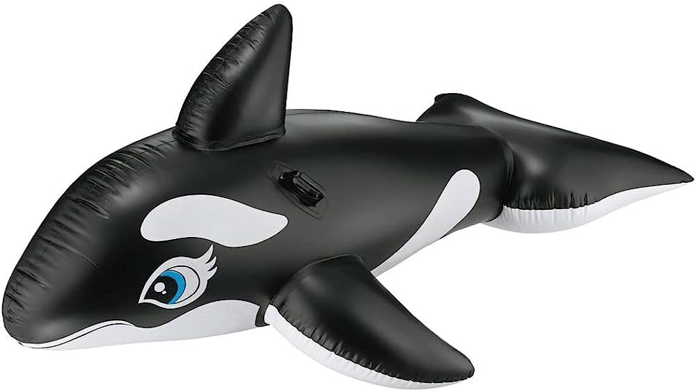 Intex Whale Inflatable Pool Ride-On, 76" X 47", for Ages 3+ | Amazon (US)