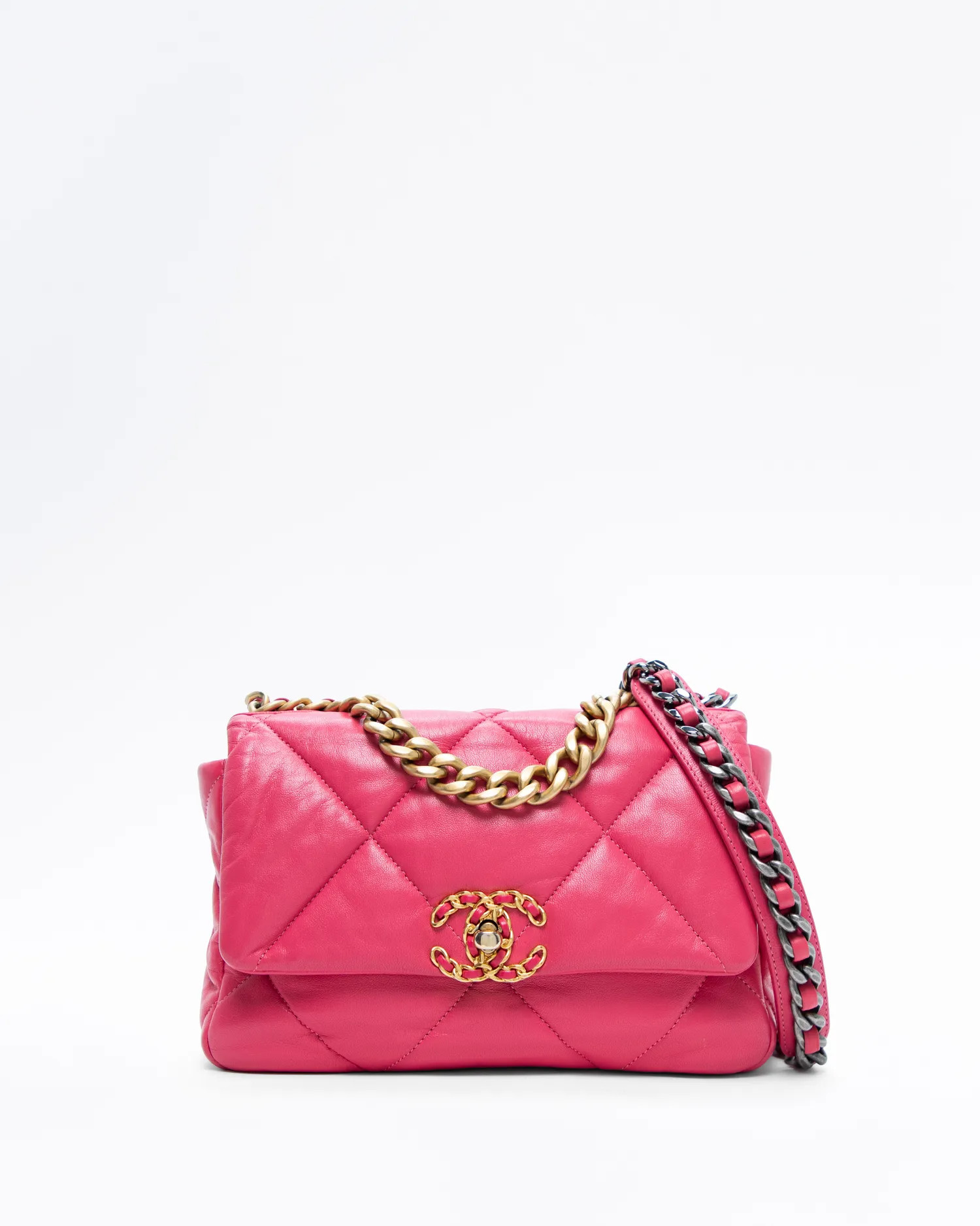 Lambskin Chanel 19 Flap Bag | Vivrelle