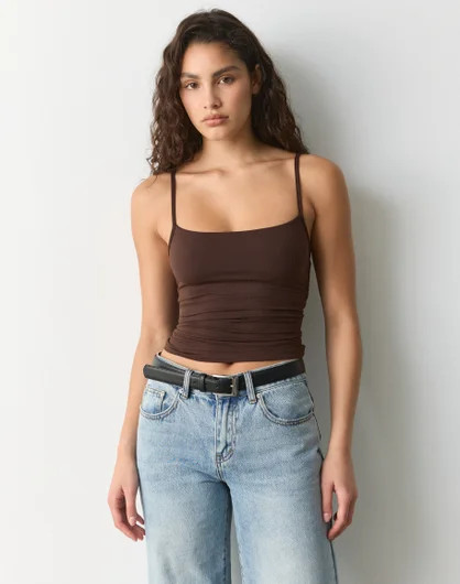 Built-In Bra Thin Strap Cami | Glassons (Australia)