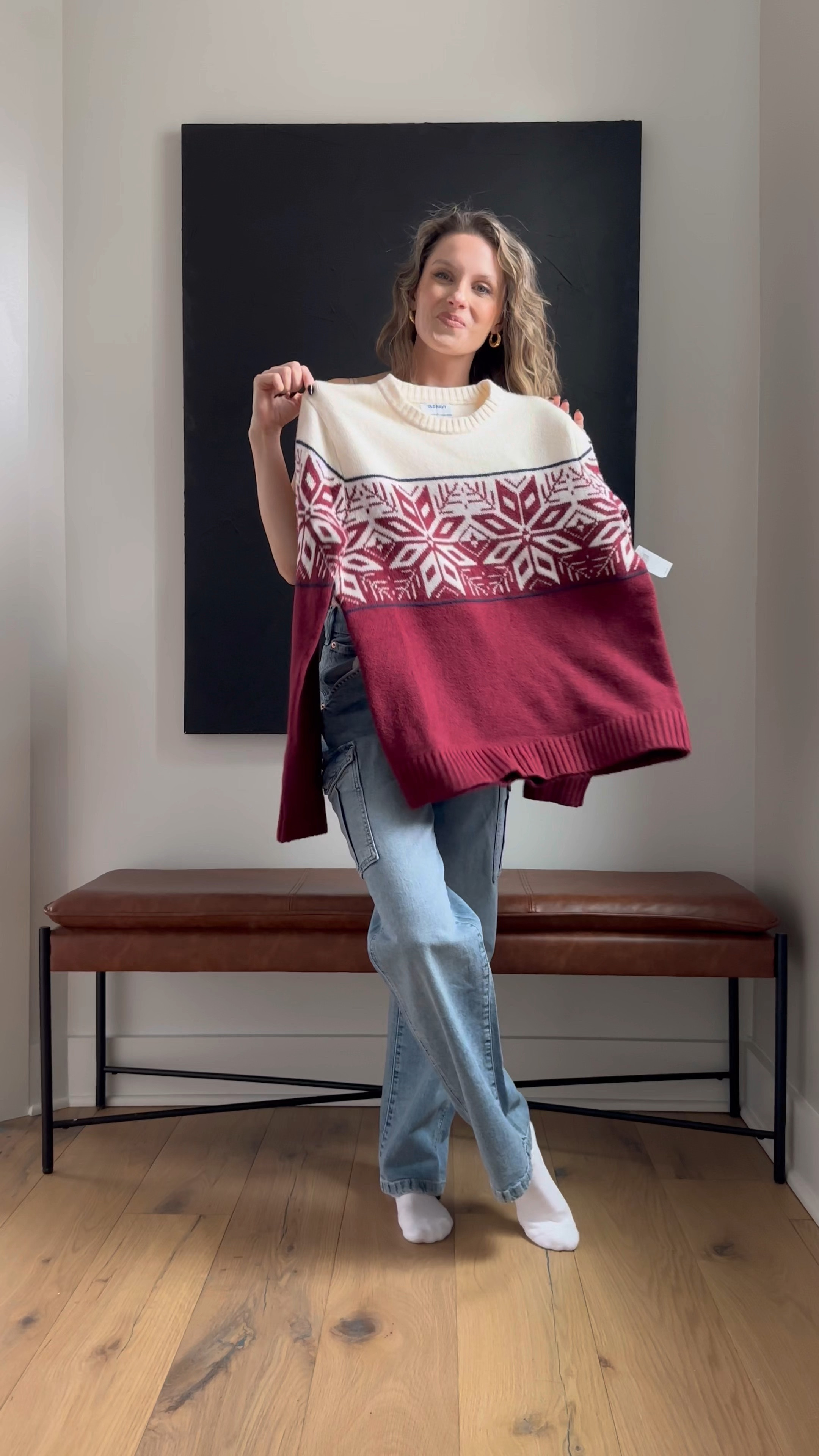 Holiday sweater from old navy! Wearing a men’s small ❤️

#LTKstyletip #LTKfindsunder50 #LTKHoliday