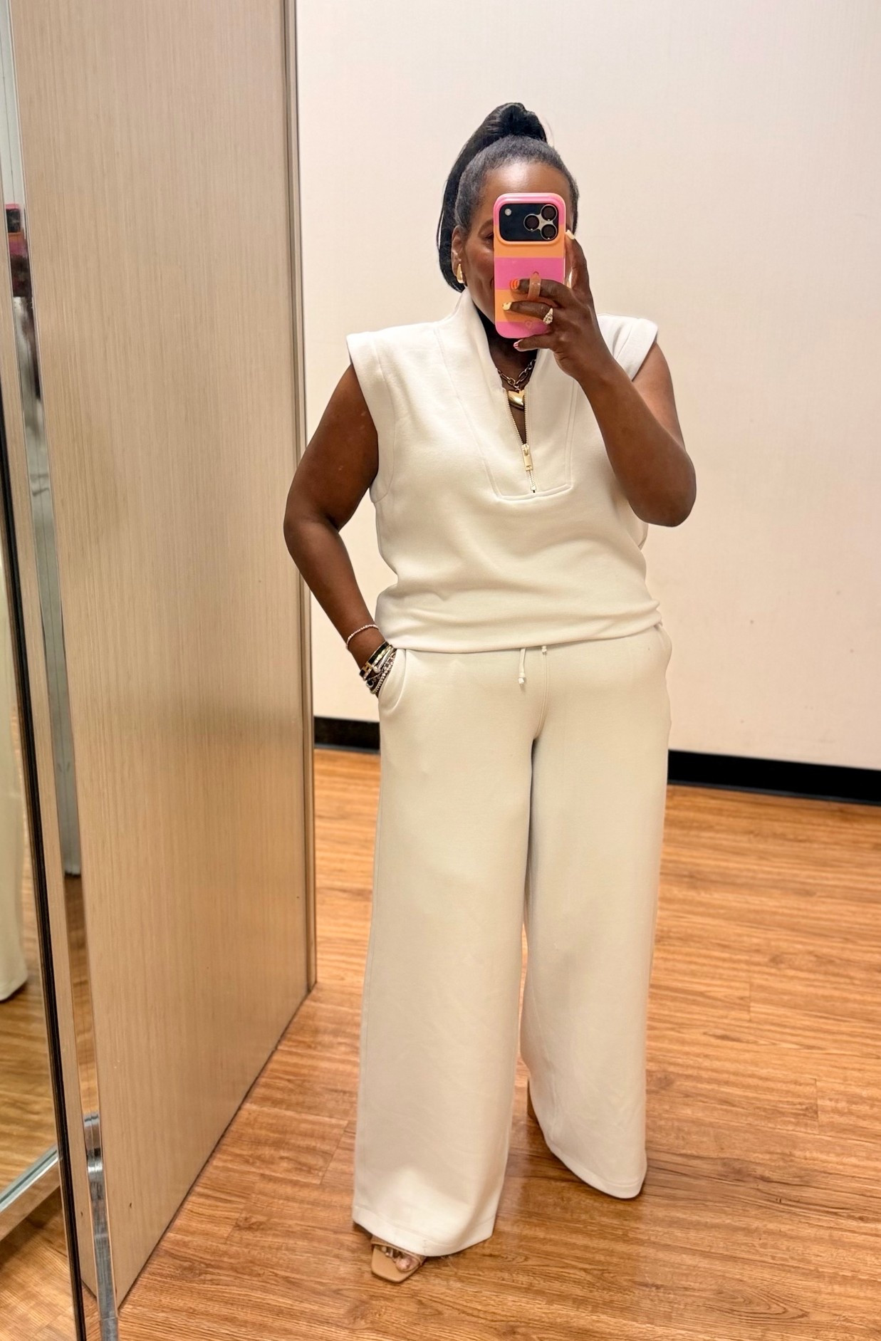 Spanx air essentials or @Belk? 🤭 You will want to live in this buttery soft set! Wearing a M in top and L in pants.

#LTKgrwm #LTKSaleAlert #LTKMidsize