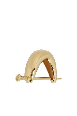 Bottega Veneta Hair Clip in Gold - Metallic Gold. Size all. | FWRD 