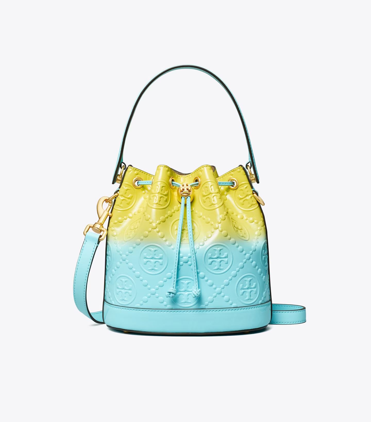 T Monogram Dip-Dye Bucket Bag: Women's Designer Crossbody Bags | Tory Burch | Tory Burch (US)