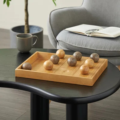 Cole And Grey Wood Game Set With 9 Balls | Wayfair North America