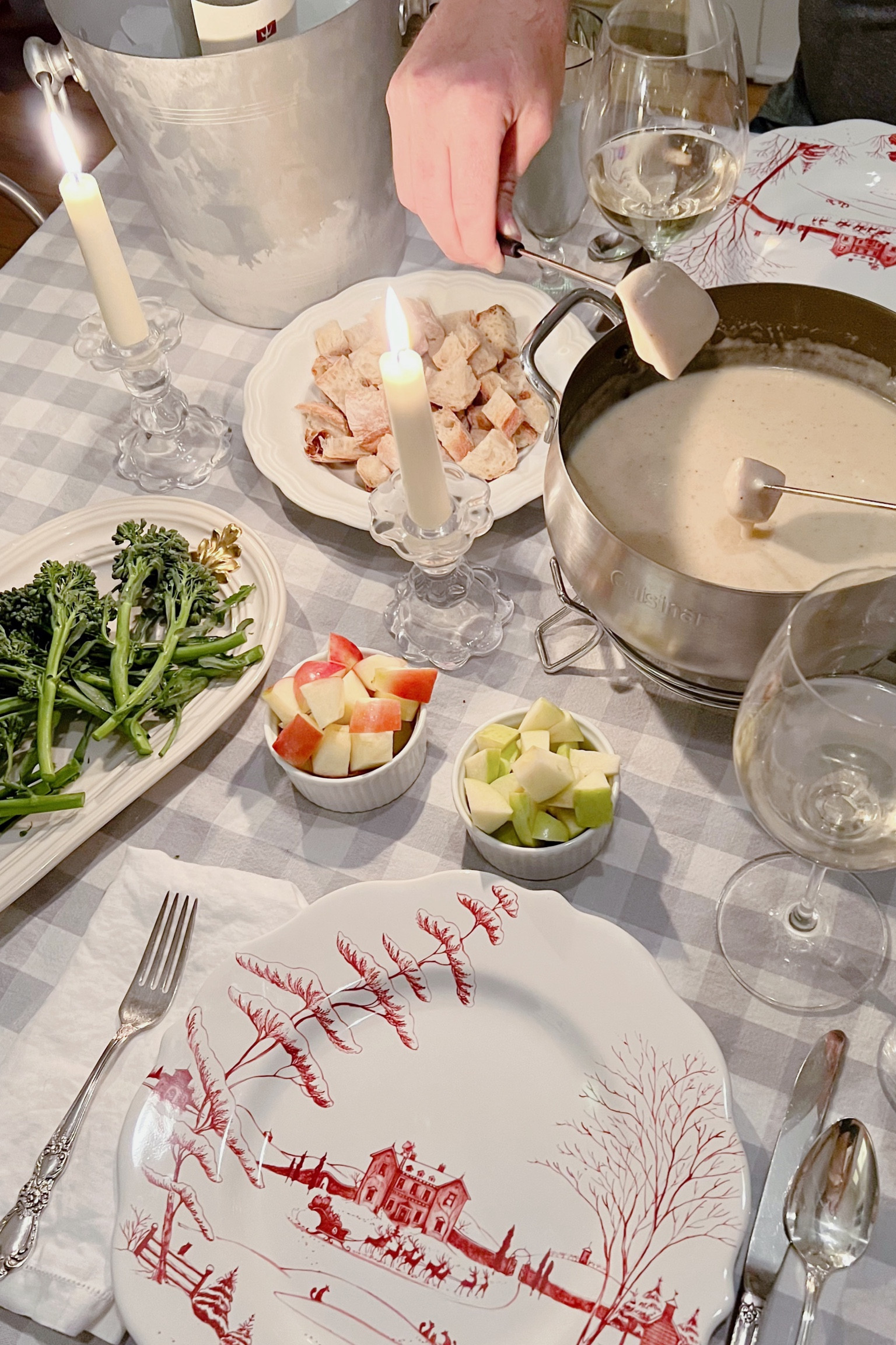 Christmas tree decorating means fondue night 🧀

#LTKSeasonal #LTKHoliday #LTKhome