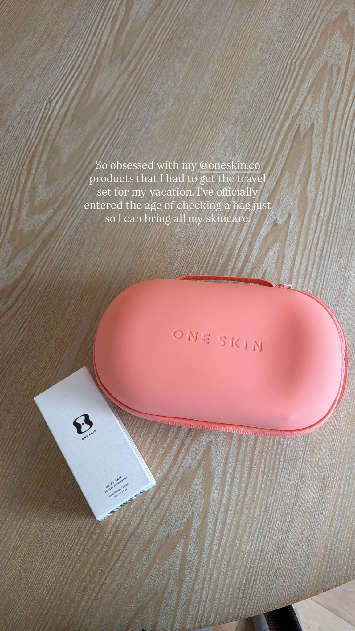 So obsessed with my @oneskin products that I had to get the travel kit for my vacation. I’ve officially entered the age of checking a bag just for my skincare.



#LTKCyberWeek #LTKGiftGuide #LTKselfcare