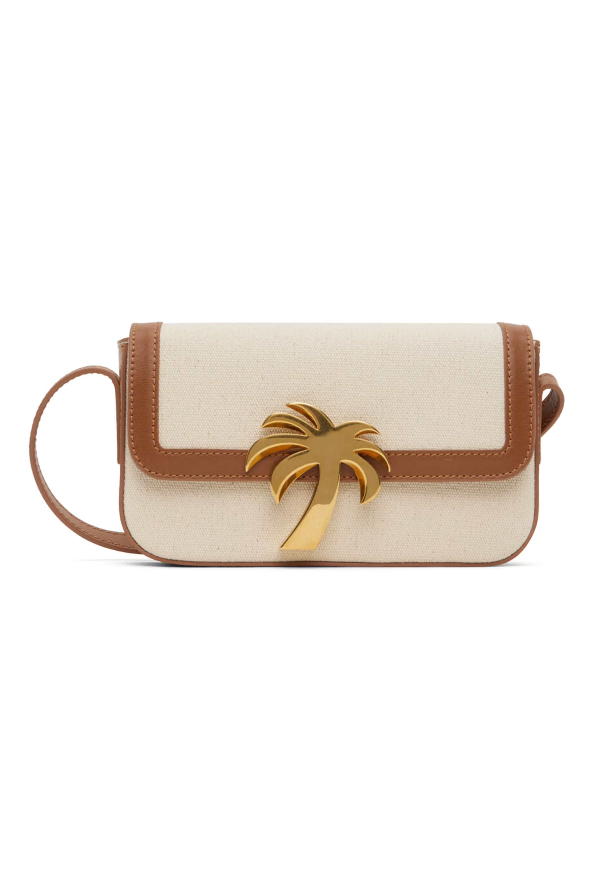 Palm Angels - Beige Palm Bridge Bag | SSENSE