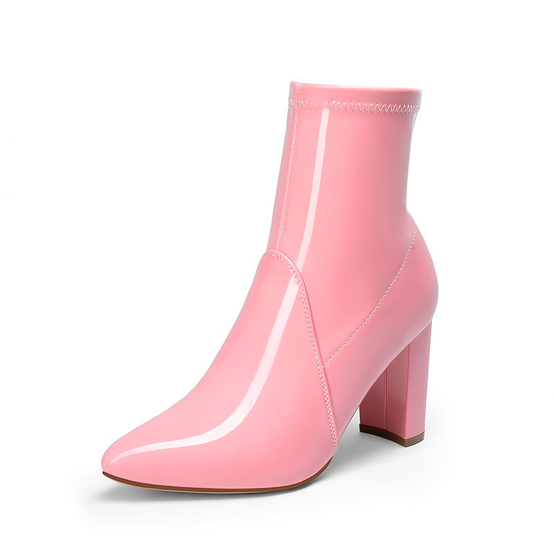 DREAM PAIRS Chic Chunky Heel Ankle Boots | Dream Pairs