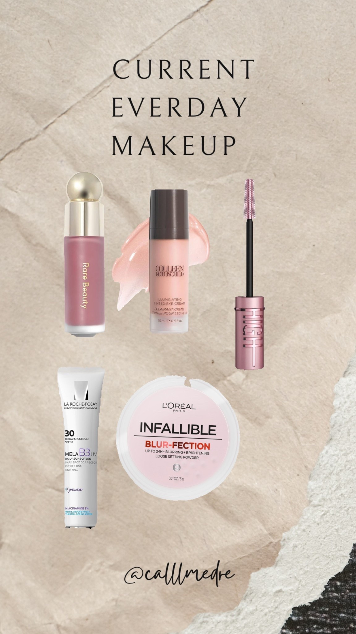 Current everyday easy makeup 
