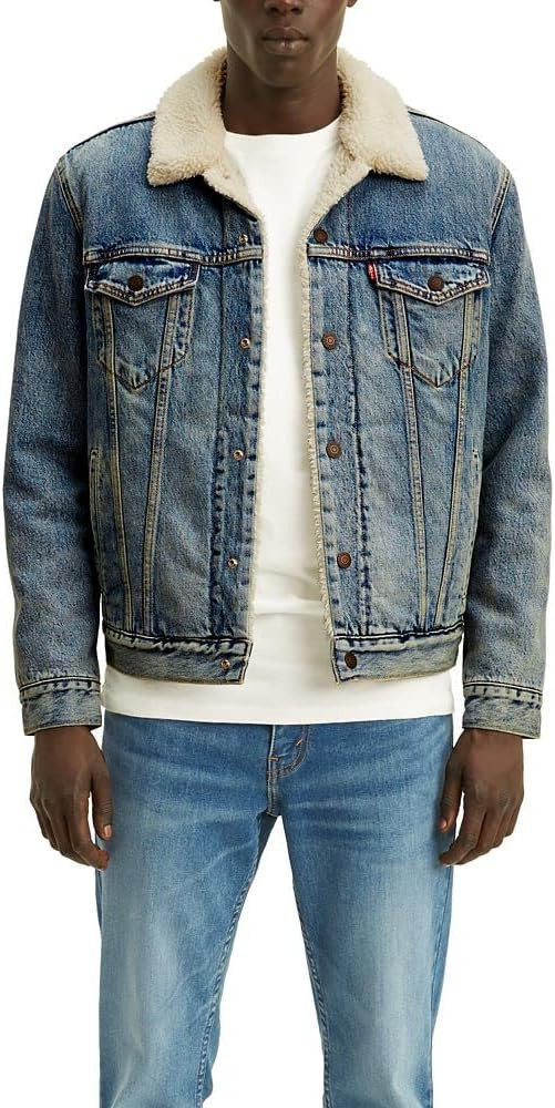 Levi's Men's Sherpa Trucker Jacket (Also Available in Big & Tall) | Amazon (US)