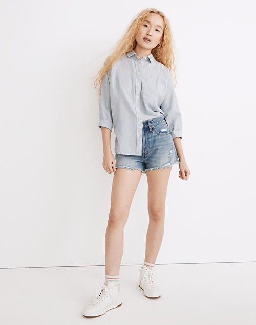 Jean Shorts, Jean Shorts Outfit, Shorts, Shorts Outfit | Madewell