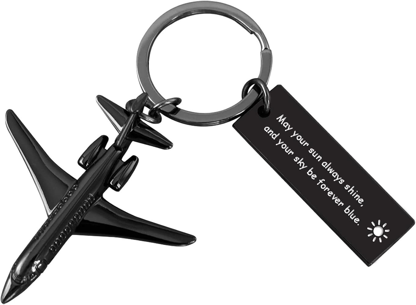 Airplane Keychain Going Away Retirement Farewell Gift for Best Friend Coworker Pilot Flight Atten... | Amazon (US)